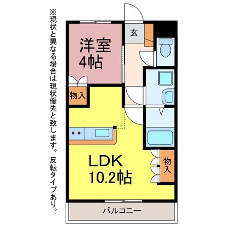 フィールドピアＳの物件間取画像